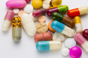 different kinds of medicines or tablets